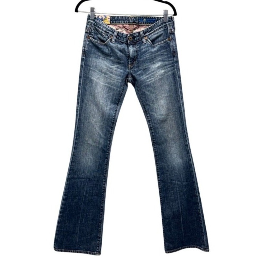 AG Adriano Goldschmied Bootcut Jeans Blue 26R Low Rise Flare Made in USA